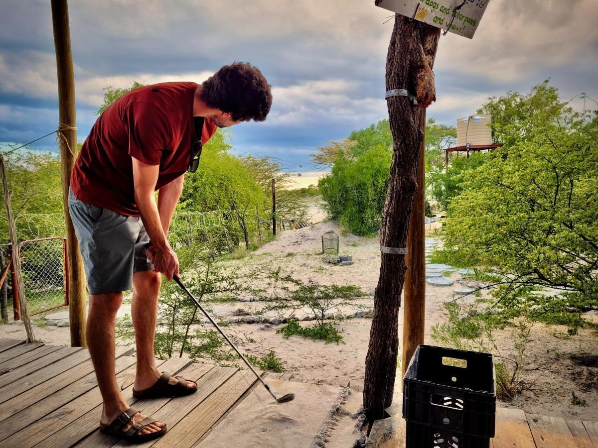 Хостел Eselbe Camp Backpackers Nata Екстер'єр фото
